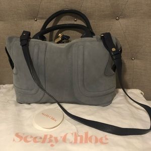 See by Chloe Shadow Blue Cross Body Bag